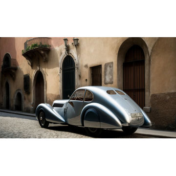 Canvas Wall Art - Cord 812 Vintage Car 1937 - B1495 - [120 x 80 cm]