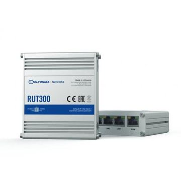 Teltonika Industrial Ethernet Router, 1X Wan Port, 4X Lan Ports, Compliance With Ieee 802.3 U