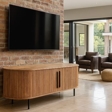 KC FURN – Ruby Acacia Wood Media Unit