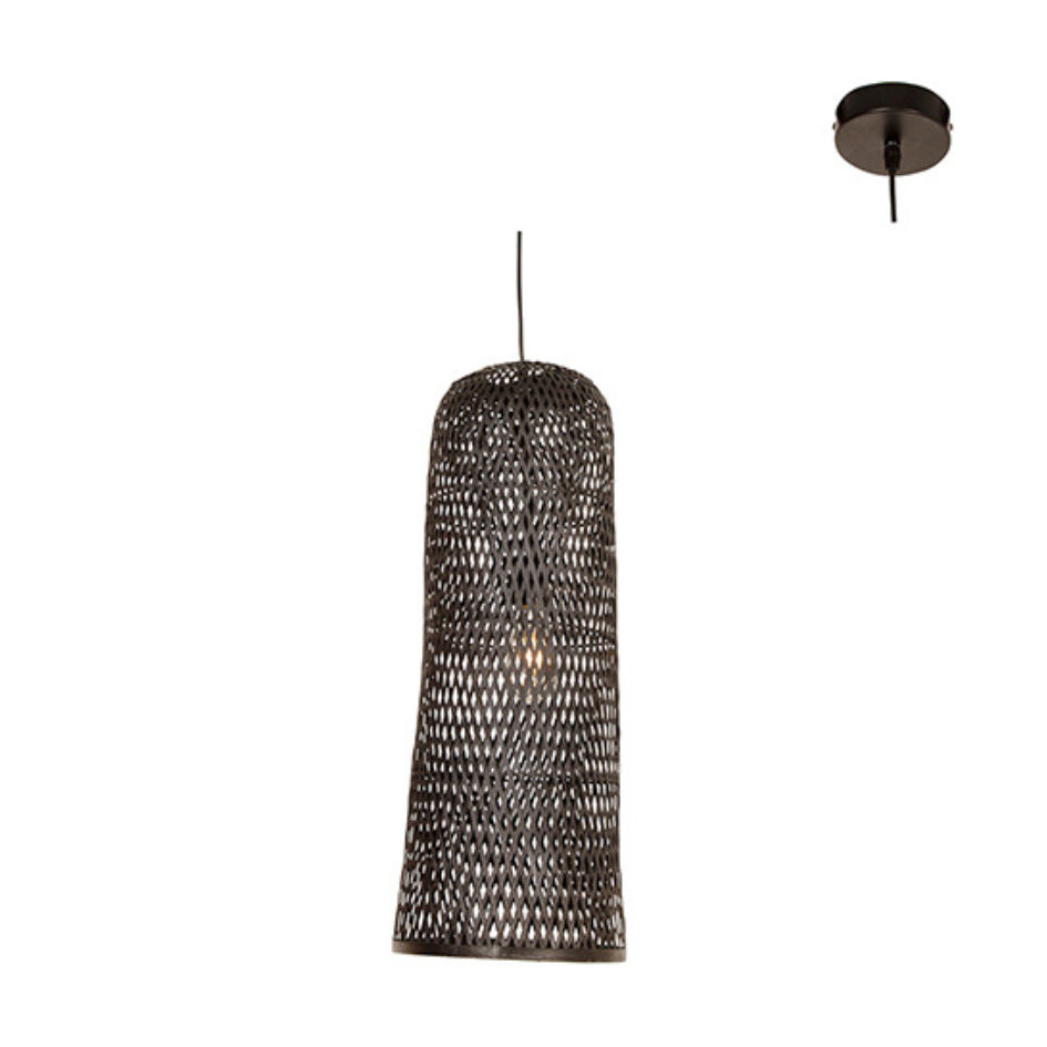 Jellis 250 Pendant Woven Bamboo E27 1x60w