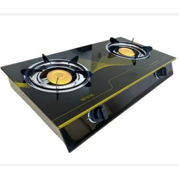 Aruif- Two Burner Auto Ignition Tempered Glass Gas Stove