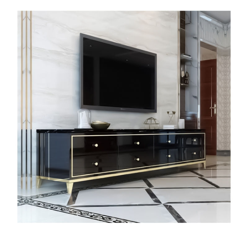 KC FURN-Tenaria Tv Stand Black