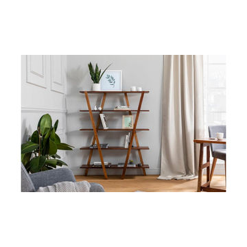 Bookshelf Perla - Walnut