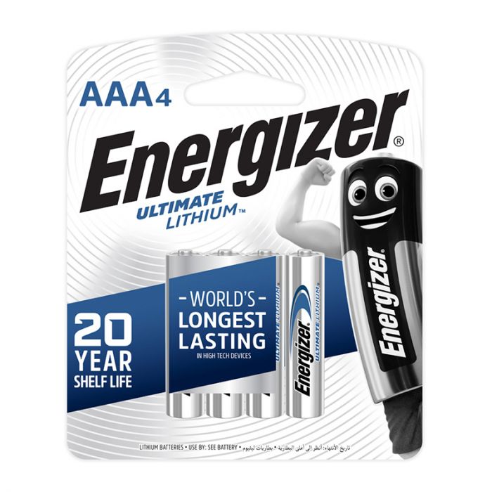 Energizer Ultimate Lithium Aaa - 4 Pack
