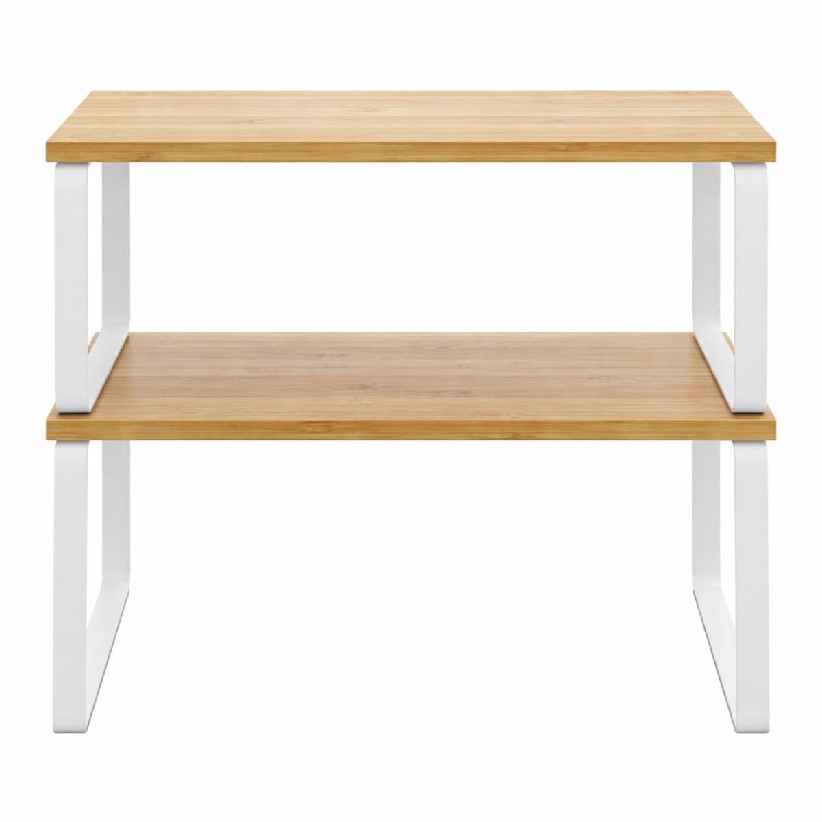 Multipurpose Kitchen Cabinet Organizer Shelves Set of 2 Stackable