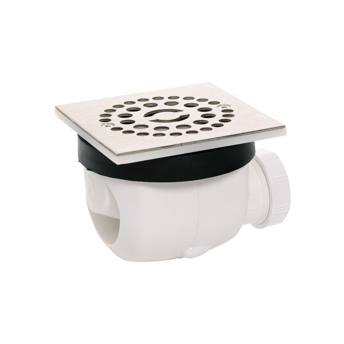Wirquin - Shower Trap Twisto Sq S/Steel Grid