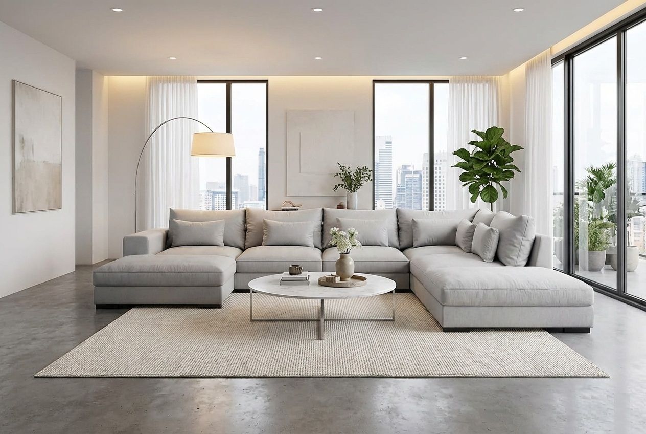 Dave Modular U shape-Beige