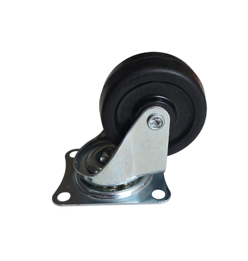 Trolley Wheel - Castor Wheel Rubber 50mm - Swivel