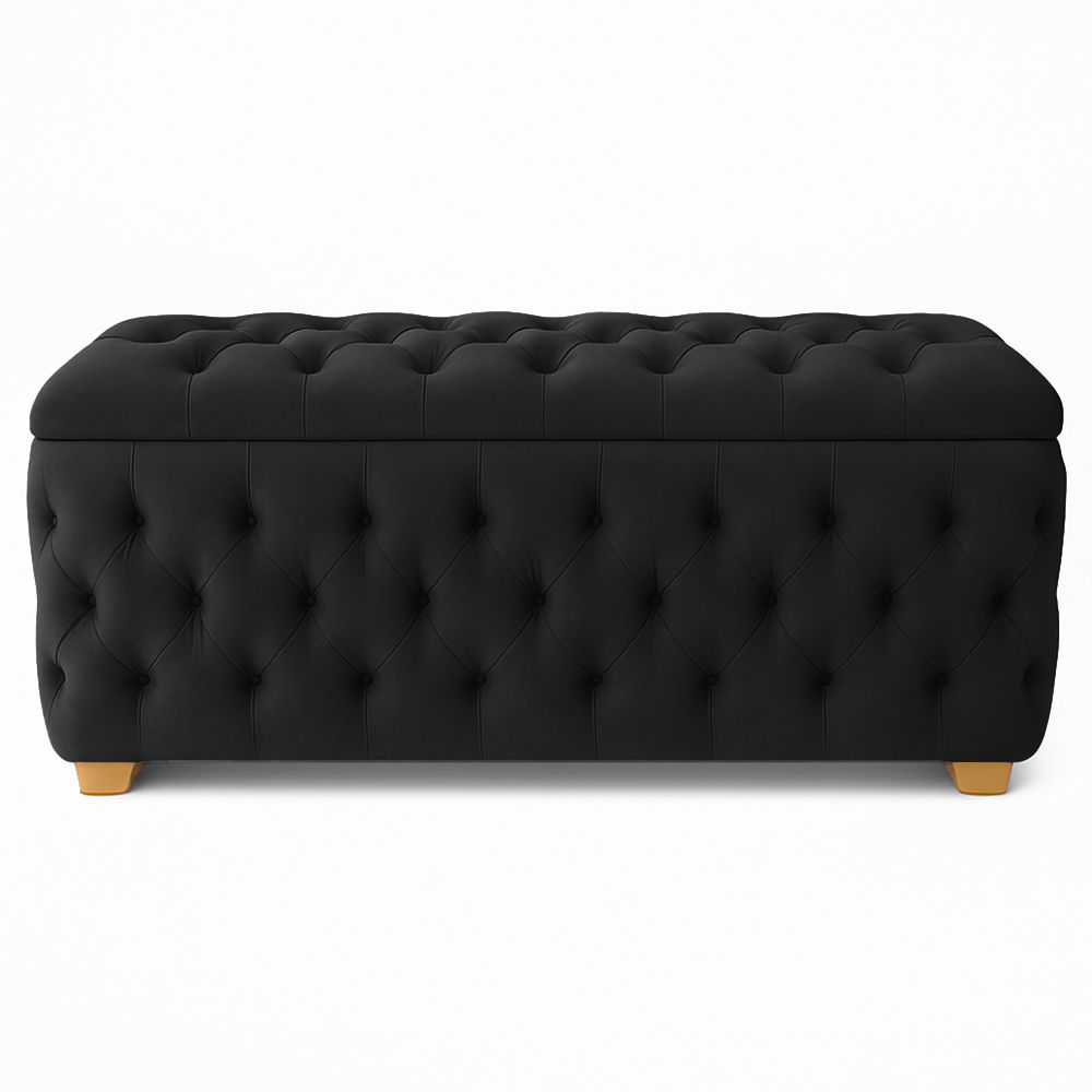 Ava Storage Box - Double Medium -Black