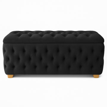 Ava Storage Box - Double Medium -Black