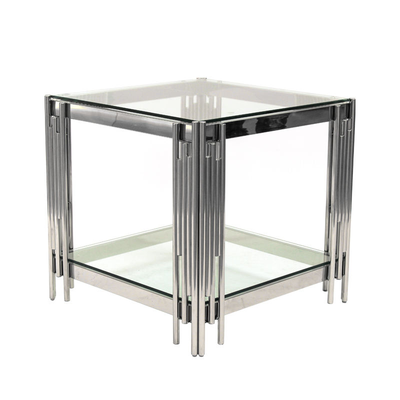 GOF Furniture - Homefront Side Table, Silver