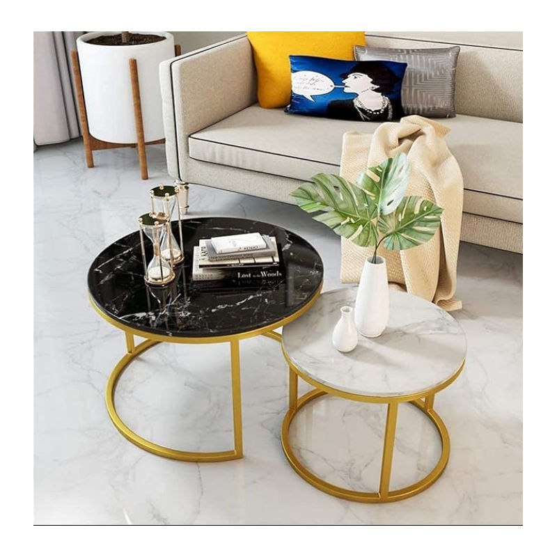 Alessio Marble-Top Coffee Table
