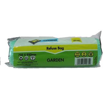Mts Refuse Bag Garden Green 95Mmx75Mm 20Piece 20Mic - 4 Pack