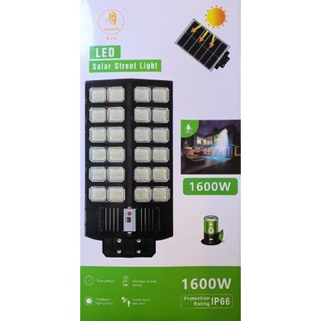 EJC 1600Watt Solar Powered Remote Controlled LED Street/Pole Light