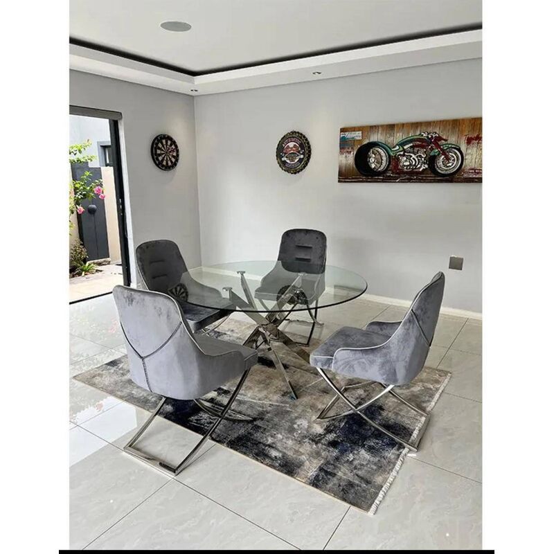 Giselle contemporary 5 piece dining set