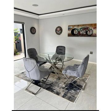 Giselle contemporary 5 piece dining set