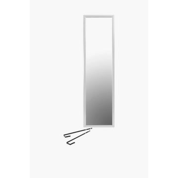 Amelie On-the-Door Mirror – 124.5x34.5cm Hanging Door Mirror with Hooks