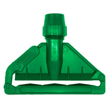 Janitorial Fan Mop Holder Plastic Clip Only  Green