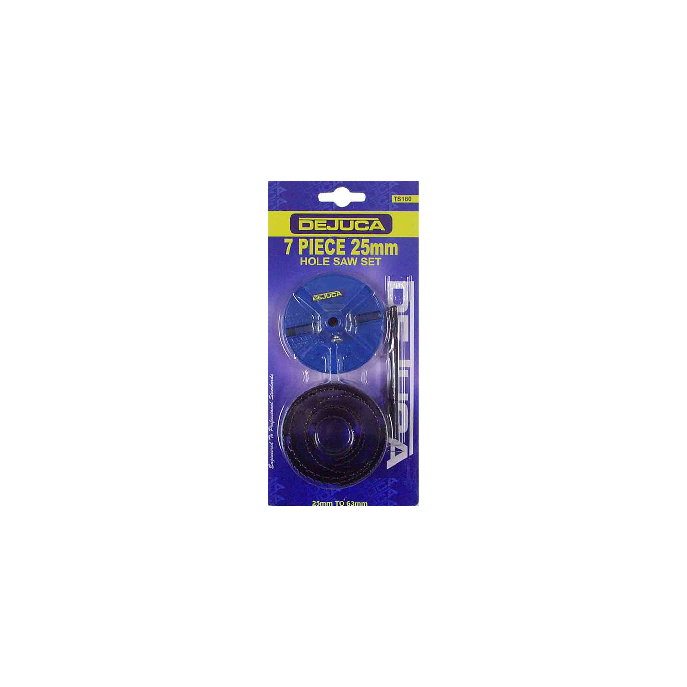 Dejuca - Holesaw - 7 Blade - 25mm Deep