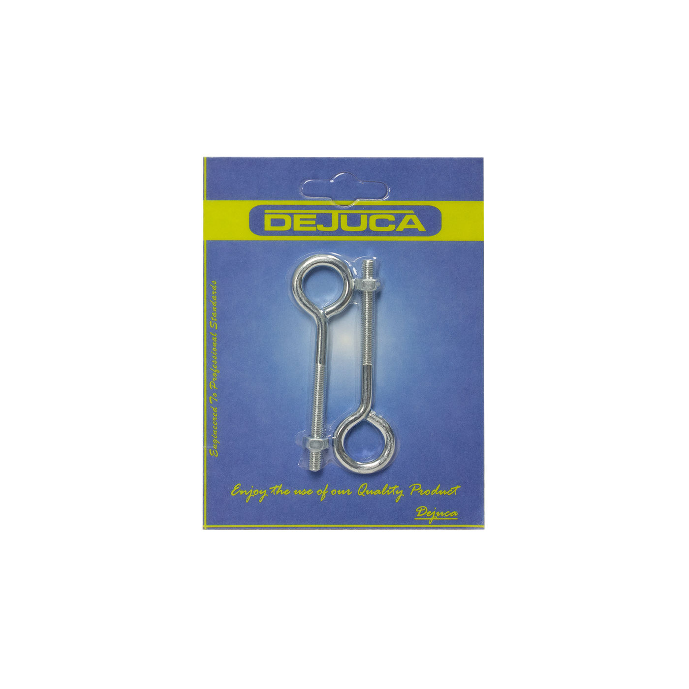 Dejuca - Eye Bolt with Nut - 5mm X 75mm - 2/pkt - 4 Pack