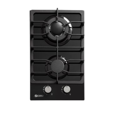 Zero 2 Burner Glass Top Gas Hob