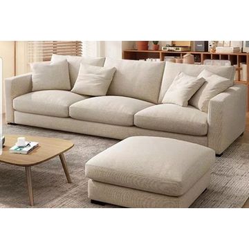 Modern Linen Nordic Style Sofa 3 seater