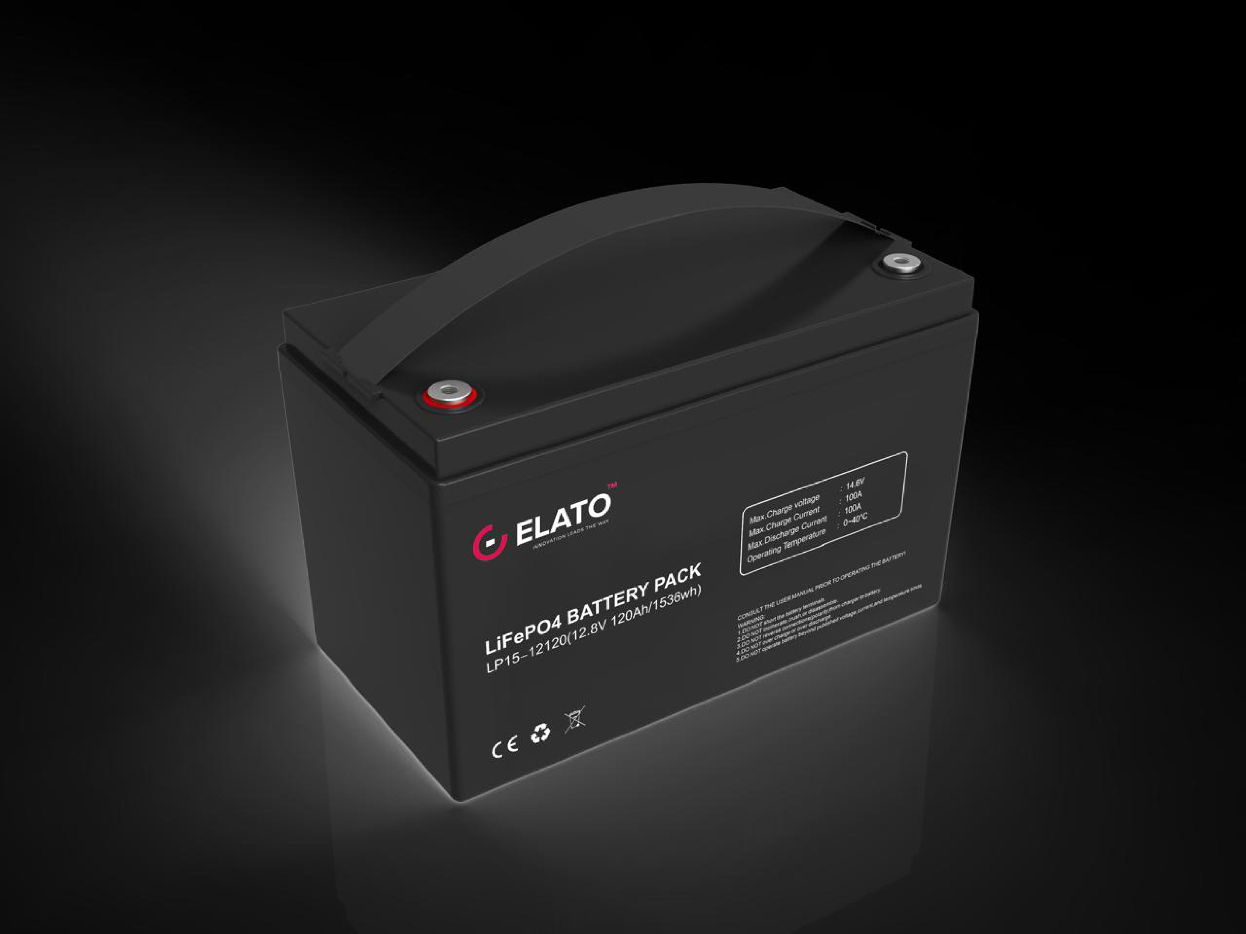Lithium Battery 1.5kwh 12.8v 120ah