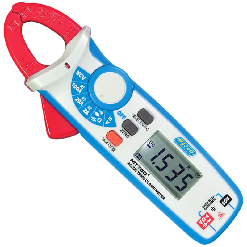 100A AC/DC Clamp Meter (MT760) - Major Tech