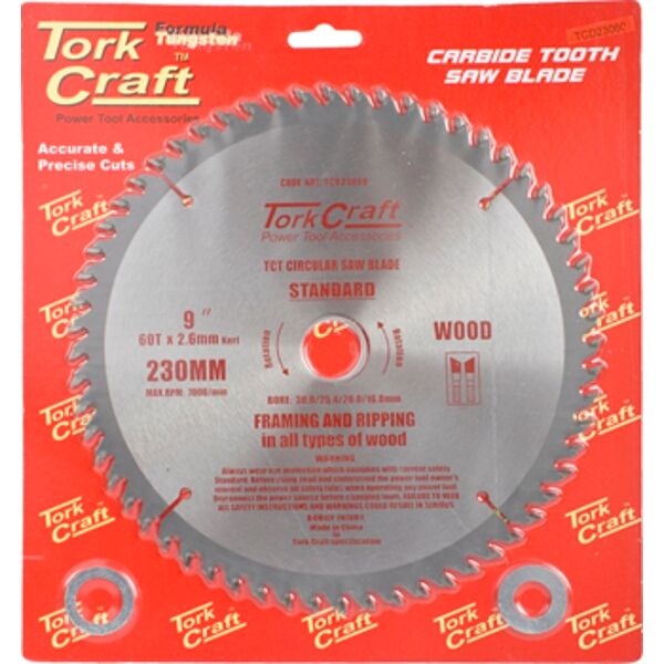 Blade Tct 230 X 60T 30/1/20 General Purpose Cross Cut