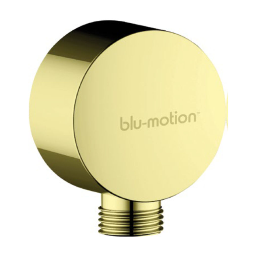 BRUSHED BRASS WALL ELBOW