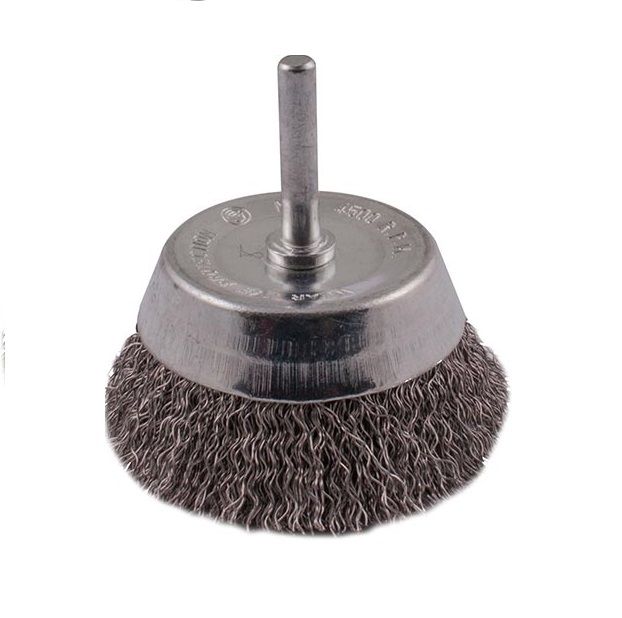Tork Craft - Wire Cup Brush 63mm 6mm Shaft Stainless Steel - 3 Pack