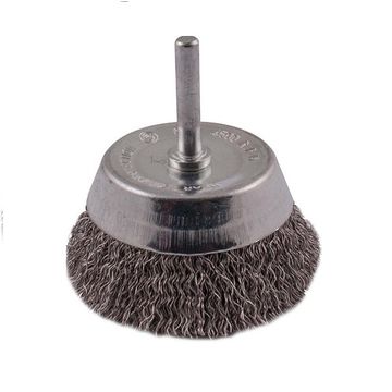 Tork Craft - Wire Cup Brush 63mm 6mm Shaft Stainless Steel - 3 Pack
