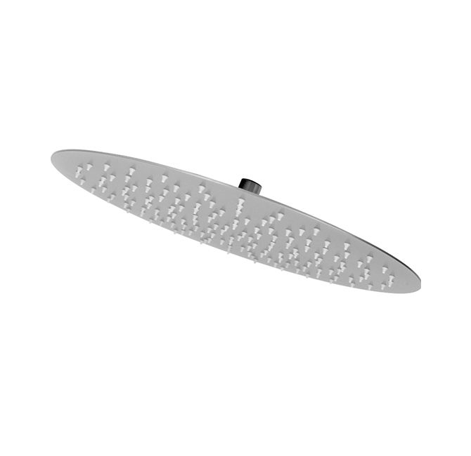 Devario Premio Shower Head Round 400mmS/S - Gun Metal Grey