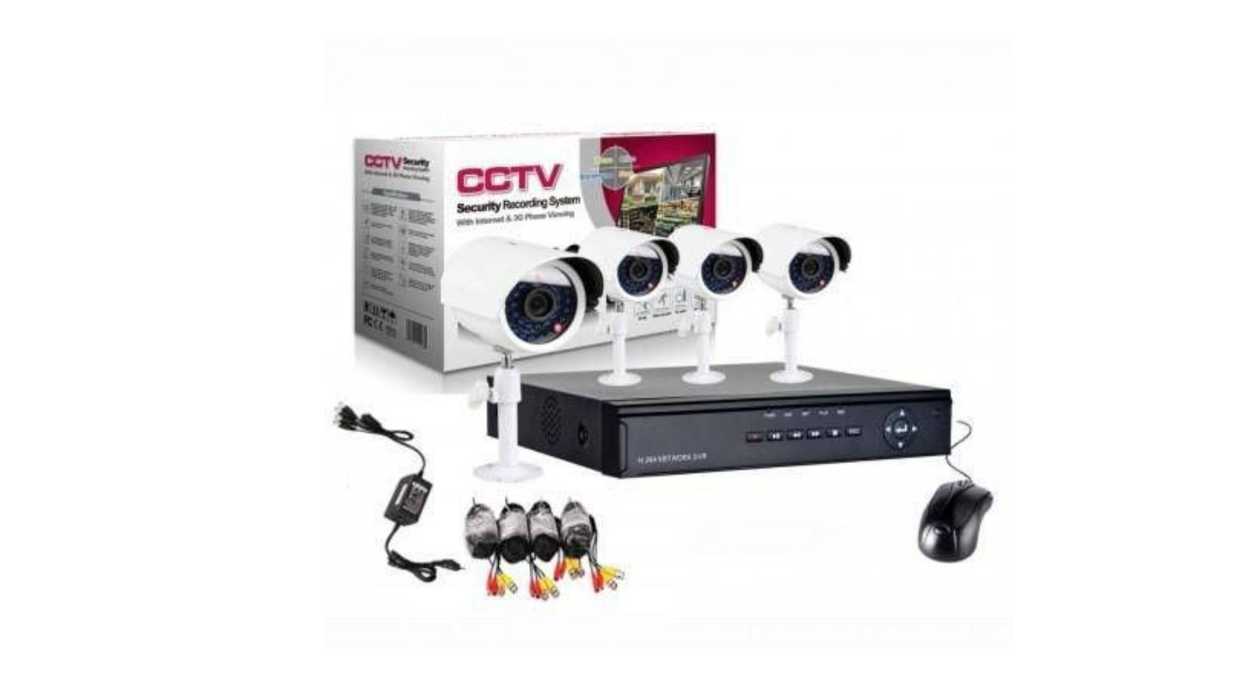 4 Channel CCTV Internet Phone Viewing