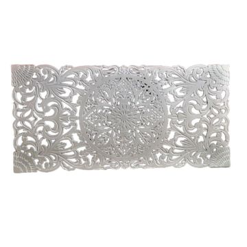 Bohemian Design PVC Headboard - White - King XL