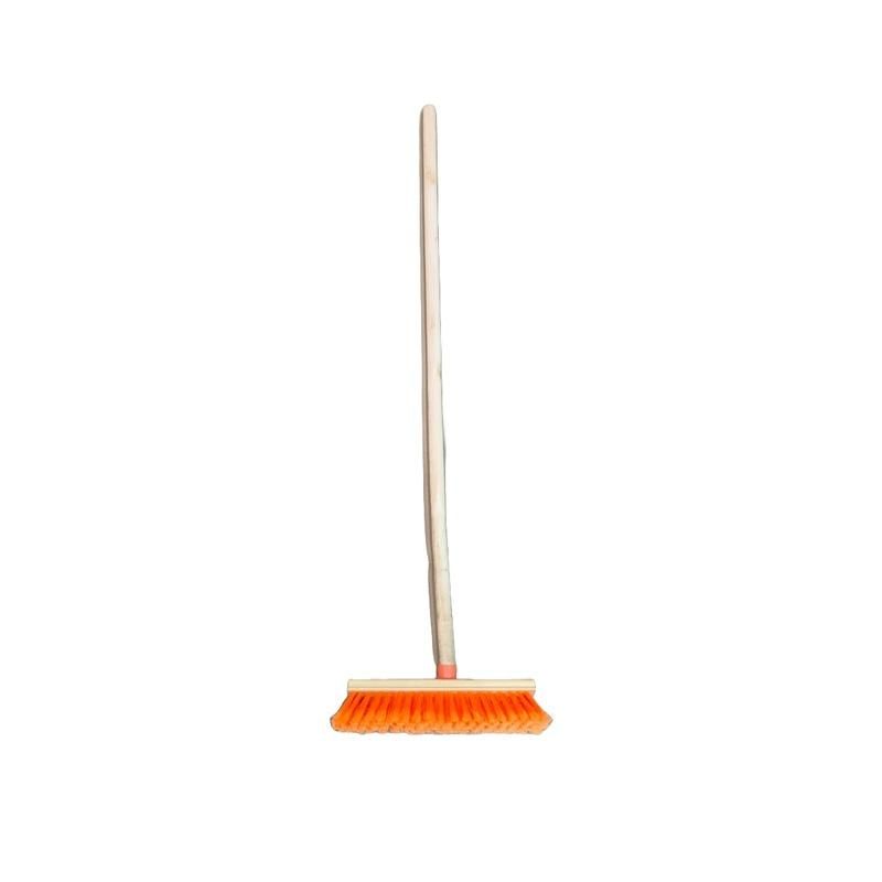 Broom Budget W/Handle - 2 Pack