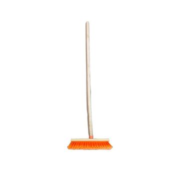 Broom Budget W/Handle - 2 Pack