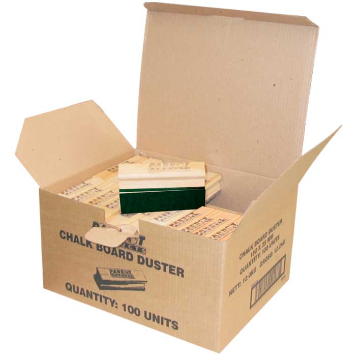 Chalk Board Dusters (150*35mm - Boxed 100 - Green)