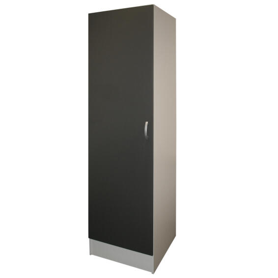 Kitchen Tall Pantry Cupboard Grey Sprint 600X1984X600Mm
