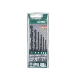 ALPEN - HSS Sprint Drill Bit Set 6 Piece 2 - 8mm