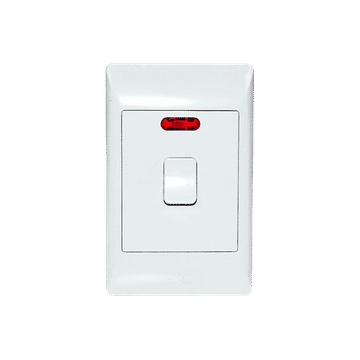 32A DP STOVE ISOLATOR 2X4 NEON LIGHT