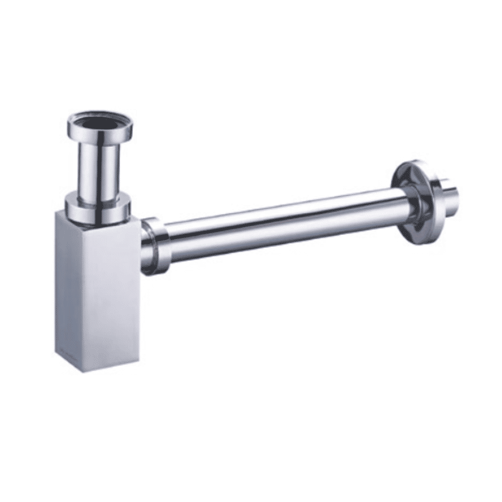 LUXUS CHROME BOTTLE TRAP - SQUARE