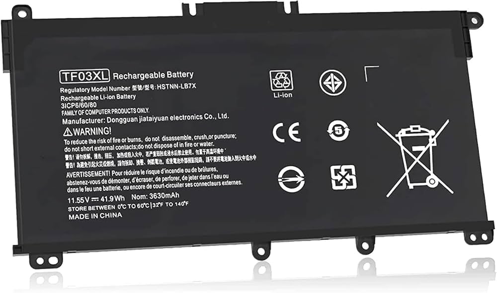 Reliable, long-lasting Vibrant Batteries for HP Pavilion 14-bf115TX 15-cc720TX 15-cd029AX (P/N TF03XL HSTNN-IB7Y 920070-855 )