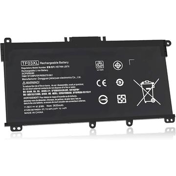 Reliable, long-lasting Vibrant Batteries for HP Pavilion 14-bf115TX 15-cc720TX 15-cd029AX (P/N TF03XL HSTNN-IB7Y 920070-855 )