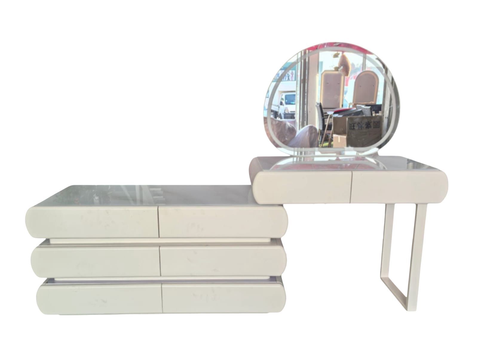 Dressing Table Dressing Table, Dressing Table and Chest of Drawers, Simple Bedroom Dressing Table, Solid Wood Storage Desk Makeup Vanity Desk