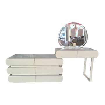 Dressing Table Dressing Table, Dressing Table and Chest of Drawers, Simple Bedroom Dressing Table, Solid Wood Storage Desk Makeup Vanity Desk