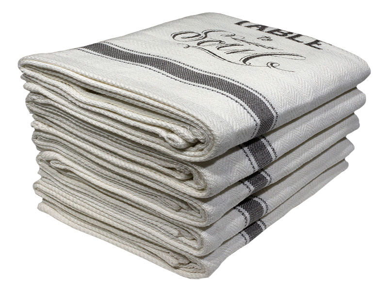 Multipurpose, Easy Fit, Absorbent Kitchen Towel - Design 2575 - 046x072cms - (05 Pc Pack) - Farm To Table - Castlerock
