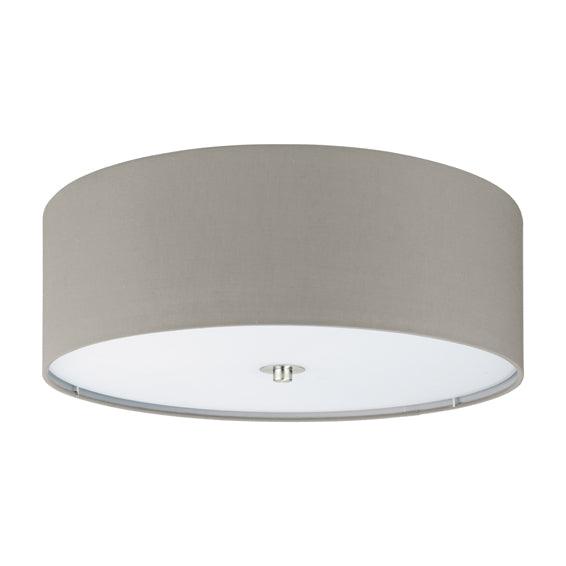 Pasteri C/Light S/Chrome & Taupe Shade