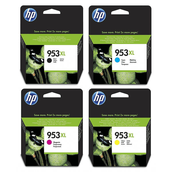 HP 953XL Black Cyan Magenta Yellow Original High Yield Ink Cartridge Multipack
