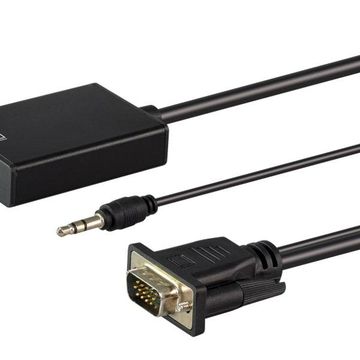 Linkqnet Vga Male To Hdmi Female With Audio Converter